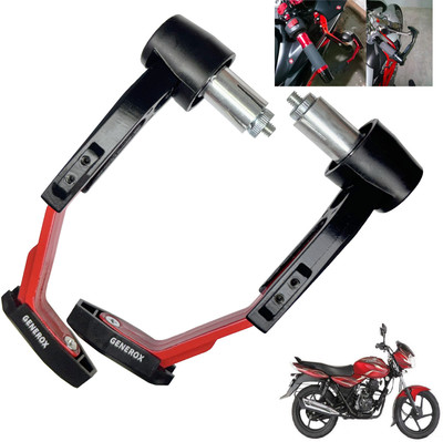 Generox Handle Protector Lever Guard for All Bike REDnBLACK_LG075 Bike Crash Guard(Bajaj)