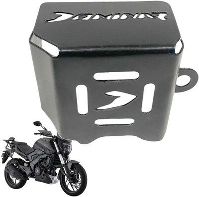 Dhe Best Front 3 Disc Brake Fluid Reservoir Oil Cap / Oil Cover For Bajaj Dominar 400 Bike Crash Guard(Bajaj)