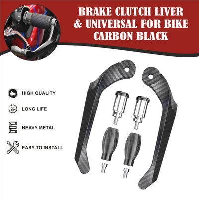 INGPRIDE BASKE_Premium quality Carbon Handlebar Brake Clutch Lever Hand Guard Bike Crash Guard(BMW Motorrad, Bajaj, JAWA, KTM, Hero, Universal For Bike)