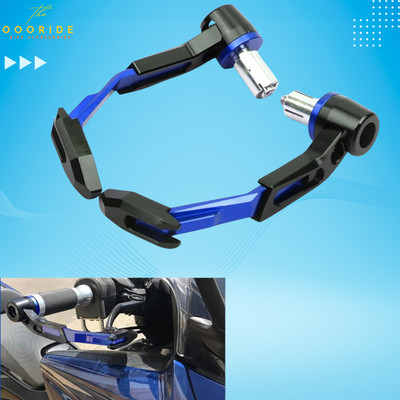 OOORIDE PREMIUM QUALITY COMPATIBLE LEVER GURAD BIKE PROTECTOR GUARD UNIVERSAL BLUE Handlebar Hand Guard(Universal For Bike)