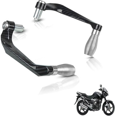 Generox Premium Quality Protective Lever Guard (BLUE) for All BikeGX-CRNF-silverLG128 Bike Crash Guard(Suzuki)