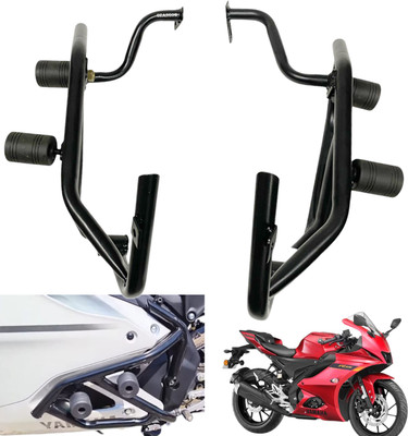 OZANGO Bike Safety Leg Guard Crash Guard Engine Heavy Duty 4 Slider for Yamaha R15 V4(Royal Enfield)