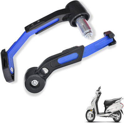 Shopland Adjustable CNC Lever Guard for All Bike LG_Blue007 Bike Crash Guard(Honda)