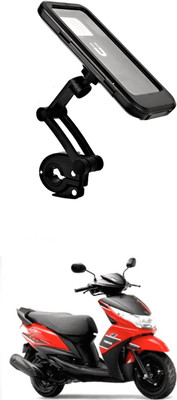 LOVMOTO 360° with Touch Screen Handlebar Phone Clip for Below Mobile 6.9 Inch SG134 Bike Mobile Holder(Black)