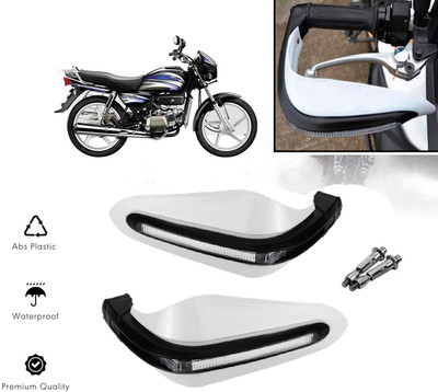 AUTO PEARL White Protector Proguard Pro Brake Clutch Lever Protector Guard Bike Crash Guard(Hero)