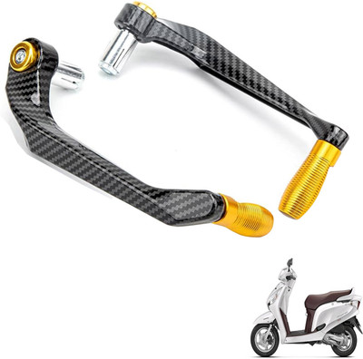 Generox Premium Quality Protective Lever Guard for All BikeGX-CRNF-GolDenLG030 Bike Crash Guard(Honda)