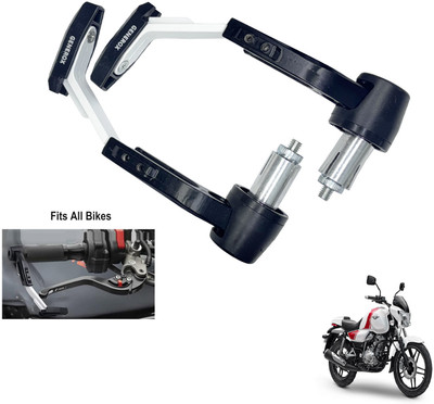 Generox Handle Clutch Lever Protector Guard for All Bike _White263 Bike Crash Guard(Bajaj)