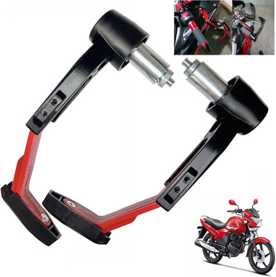 Shopland Adjustable Clutch Lever Guard for All Bike SL-LG_Red006 Bike Crash Guard(Hero)