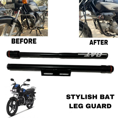 INGPRIDE BASKE_OPEN Bat LEG GUARD FOR ALL HERO BIKES Bike Crash Guard (Hero)(Universal For Bike)