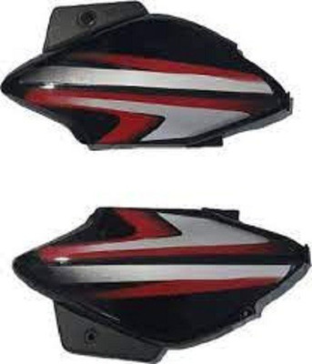 ARPIT ENTREPRISE Side Panel For Splendor NXG (Black/red) Bike Crash Guard(Hero)