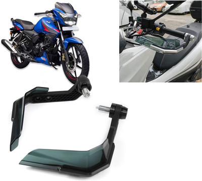 AUTO PEARL Hand Guard Protector Windshield for All Bikes_432 Handlebar Hand Guard(TVS)