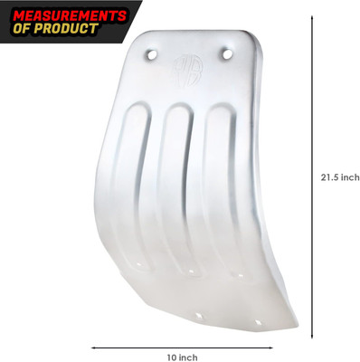 WHEETOYKART Sump Guard Silver Compatible with Royal Enfield Classic 350 Reborn Bike Engine Guard(Royal Enfield)