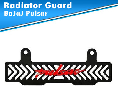 Huims Motorcycle A_7 for bike pulsar Bike Radiator Guard(Bajaj)