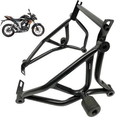 OZANGO Bike Stylist Metal Crash Guard With Slider for Gixxer (KICK AVAILable)(Suzuki)