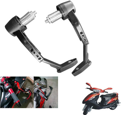 Shopland CNC Handlebar Protector Brake Clutch Motorcycle Lever Guard For Flyte Bike Crash Guard(Mahindra)