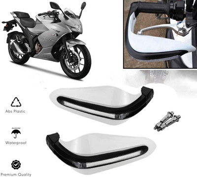 AUTO PEARL White Protector Proguard Pro Brake Clutch Lever Protector Guard Bike Crash Guard(Suzuki)