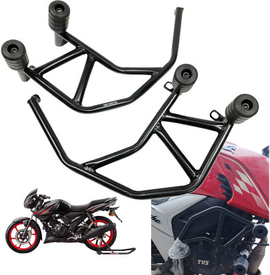 Dhe Best Bike Accessories Crash Guard Support Frame 4 Slider for TVS Apache RTR 160(TVS)