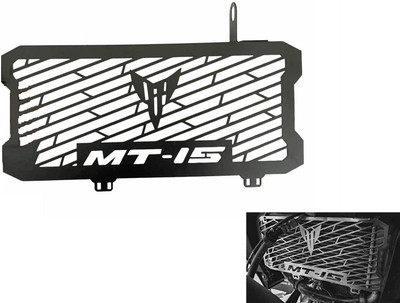 SGTB MT15 Motorcycle Radiator Guard Protector Grill Black Bike Radiator Guard(Yamaha)
