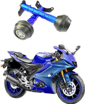 way2gmart CNC Frame Slider Crash Protection Guard for Yamaha R15 V4/ R15M blue/black Bike Crash Guard(Yamaha)