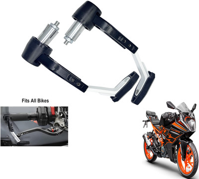 Shopland Handle Lever protector Guard for All Bike SL-LG_White303 Bike Crash Guard(KTM)