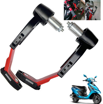 Generox Handle Protector Lever Guard for All Bike REDnBLACK_242 Bike Crash Guard(TVS)