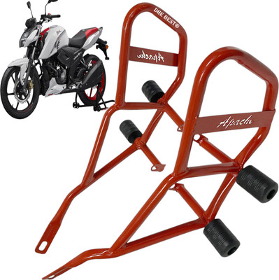 Dhe Best Bike AG21 Stylist Metal Crash Guard With Slider for Apache RTR 160 4V(TVS)