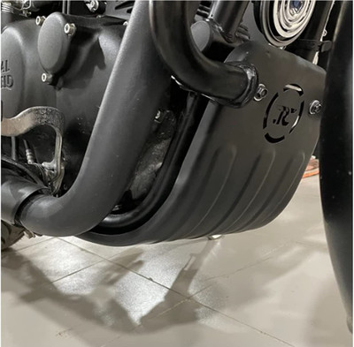 Autobrand Black Premium Heavy Quality Engine Guard,Sump Guard for RE Reborn Classic 350cc Bike Engine Guard(Royal Enfield)