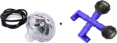 VermsBikers Frame Slider for R15V3 MT15+star light (Multicolour) for all bikes and scooty Bike Crash Guard(Universal For Bike)