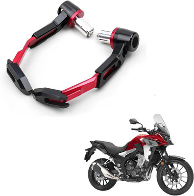 ROYAL AUTO MART RED CNC Brake Clutch Lever Protector for motorcycles_51 Handlebar Hand Guard(Honda)