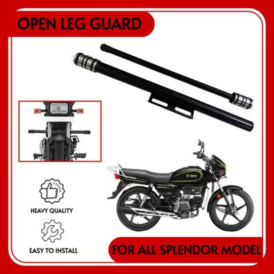 aqrin Premium Quality Open Rod Leg Guard For Hero Splendor ALL Model Bike Crash Guard(Hero)