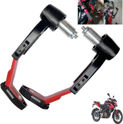 Generox Handle Protector Lever Guard for All Bike REDnBLACK_LG192 Bike Crash Guard(Bajaj)