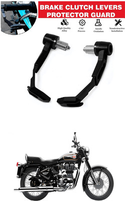 GONAMA Universal Motorcycle Adjustable Brake Clutch CNC Lever Protector Guard sg174 Handlebar Hand Guard(Universal For Bike)