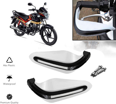 AUTO PEARL White Protector Proguard Pro Brake Clutch Lever Protector Guard Bike Crash Guard(Mahindra)