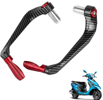 Generox Premium Quality's Protective Lever Guard (RED) for All Bike Bike Crash Guard(TVS)