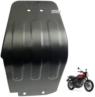 Dhe Best Bike Sump Guard Engine Protection Printed Plate For Royal Enfield Hunter 350 Bike Crash Guard(Royal Enfield)