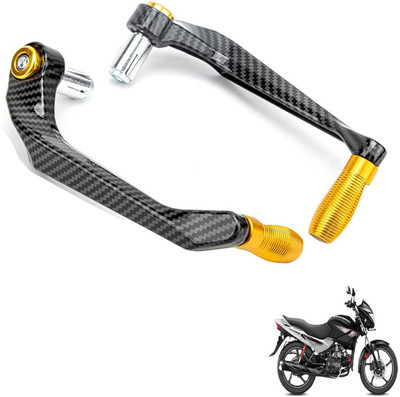 Generox Premium Quality Protective Lever Guard for All BikeGX-CRNF-GolDenLG124 Bike Crash Guard(Hero)
