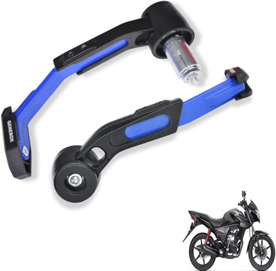 Generox Adjustable CNC Lever Guard for All Bike BlueLG039 Bike Crash Guard(Honda)