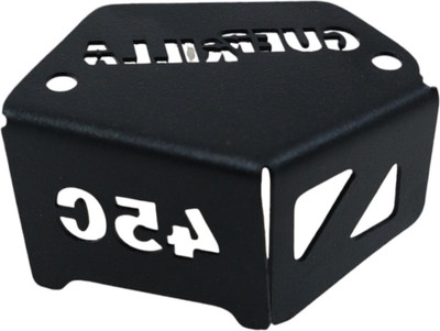 HIMOTORS Front Guard Disc Oil Container Black for RE Guerrilla 450 cc ( black)-New35 Bike Crash Guard(Royal Enfield)