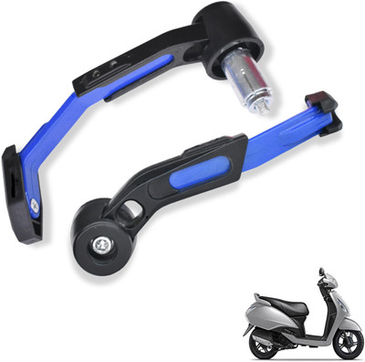 Shopland Adjustable CNC Lever Guard for All Bike LG_Blue145 Bike Crash Guard(TVS)