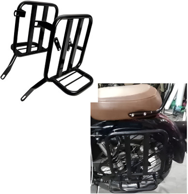 AATRU AUTO Customize Side Saddle Stay Black for -RE Reborn Classic 350 Bike Crash Guard(Royal Enfield)