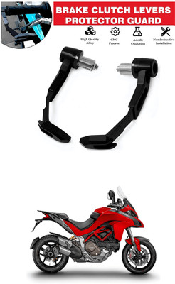 GONAMA Universal Motorcycle Adjustable Brake Clutch CNC Lever Protector Guard sg89 Bike Crash Guard(Hero)