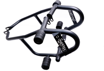 B.K Accessories Bike Crash guard with 4 Slider Heavy Quality Metal for RE Super Meteor 650 Model(Royal Enfield)