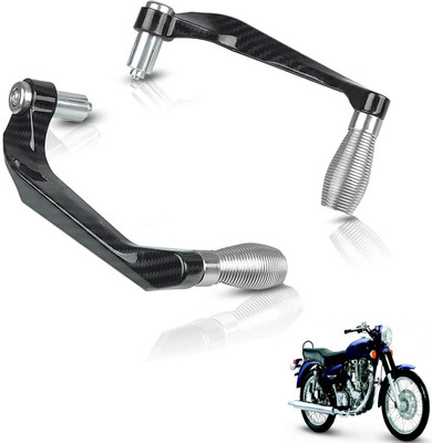 Generox Premium Quality Protective Lever Guard (BLUE) for All BikeGX-CRNF-silverLG098 Bike Crash Guard(Royal Enfield)