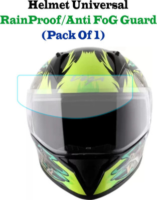 way2gmart Screen Guard for Helmet Visor Anti Fog Protector Tempered For Clear Visibility Bike Display Screen Guard(Universal For Bike)