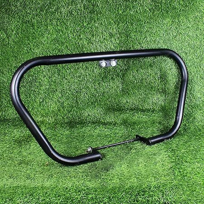 Bullkartzone Heavy Duty Metal Leg Crash Guard for RE Meteor 350.(Black)(Royal Enfield)