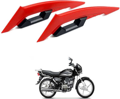 PRTEK Motorcycle Front Fairing Winglets 1pair Universal for bikeSplendor Pro Bike Leg Guard(Hero)