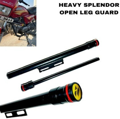 SRPHERE STYLISH HEAVY SINGLE ROD OPEN LEG GUARD FOR Bike Crash Guard PQ(Hero, Universal For Bike)