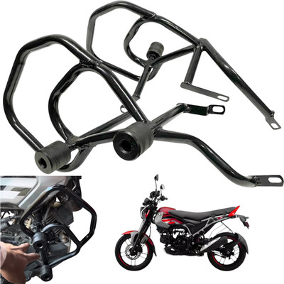 Dhe Best Bike F6 Stylist Metal Crash Guard With Slider Leg Guard for Bajaj Freedom 125(Bajaj)