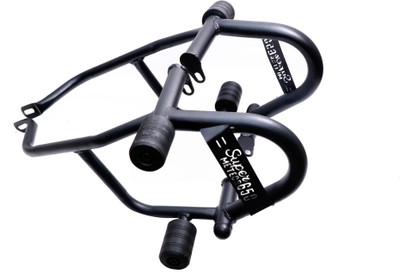 B.K Accessories Bike Crash guard with 4 Slider Heavy Quality Metal for RE Super Meteor 650 Model(Royal Enfield)