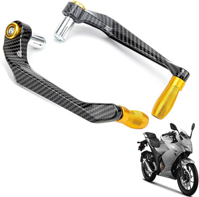 Generox Premium Quality Protective Lever Guard for All BikeGX-CRNF-GolDen331 Bike Crash Guard(Suzuki)